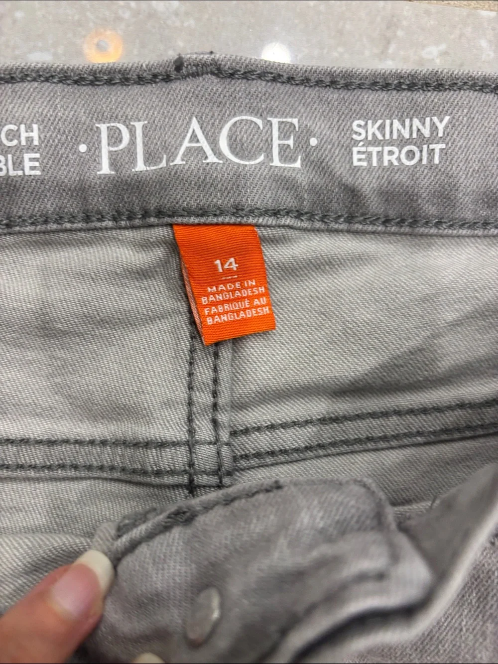 The Children's Place Gray Straight-Leg Kids Jeans